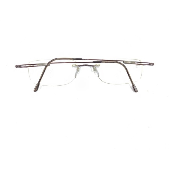 Silhouette 7663 40 6087 Titanium Brown Rimless Eyeglasses Frames 52-19 140 - Picture 11 of 13